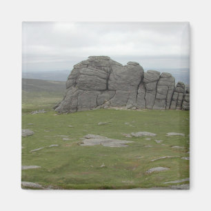 Imán Haytor. Rocas en Devon Inglaterra