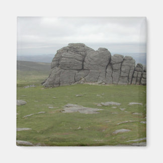 Imán Haytor. Rocas en la Inglaterra Devon.