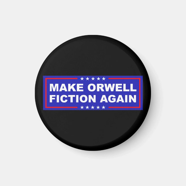Imán Haz De Nuevo Ficción a Orwell (Frente)