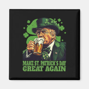 Imán Haz de nuevo grande el día de San Patricio Trébol