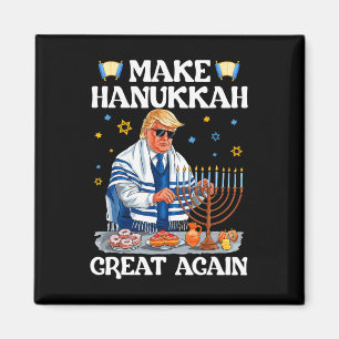 Imán Haz de nuevo grande el Hanukkah Trump Judío Feo Ch