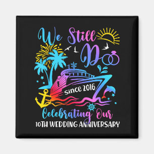 Imán Haz el 10º aniversario de bodas 10 años casados cr