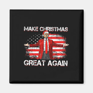 Imán Haz la Navidad Grande Otra Vez Santa Divertido Tru