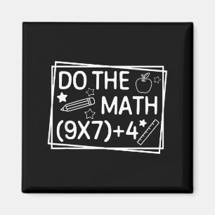 Imán Haz Las Matemáticas 67 Meme Divertido Seis Siete H