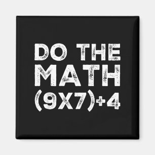 Imán Haz Las Matemáticas 67 Meme Divertido Seis Siete P