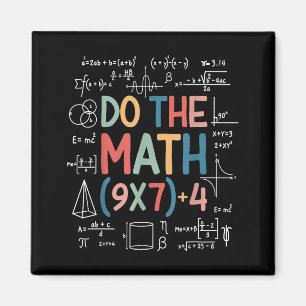 Imán Haz Las Matemáticas 67 Meme Divertido Seis Siete P