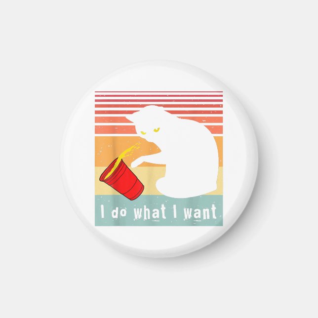 Imán Haz Lo Que Quiero Que Sea Gracioso La Copa Roja De (Frente)