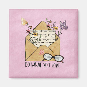 Imán Haz lo que te gusta de los vasos de mariposas de f