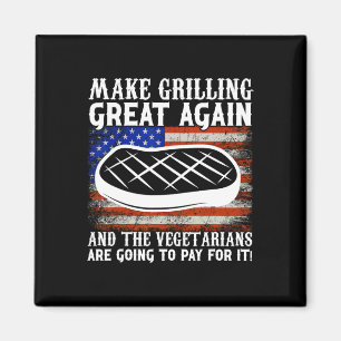 Imán Haz Que La Parrilla Sea Grande De Nuevo Usa Trump