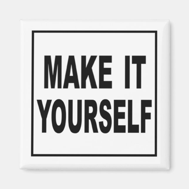 Imán Haz que tus imanes sean Personalizados (Frente)