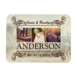 Imán Haz tu propio Collage de parejas de hip hop retro