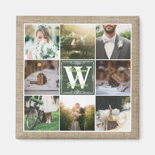 Imán Haz tu propio Collage ruso de Instagram Boda