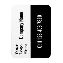 Imán Hazlo tú mismo anuncio móvil | Su logotipo aquí