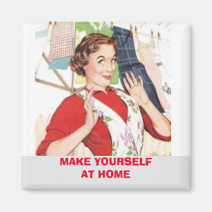 Imán Hazte en casa, lava ropa