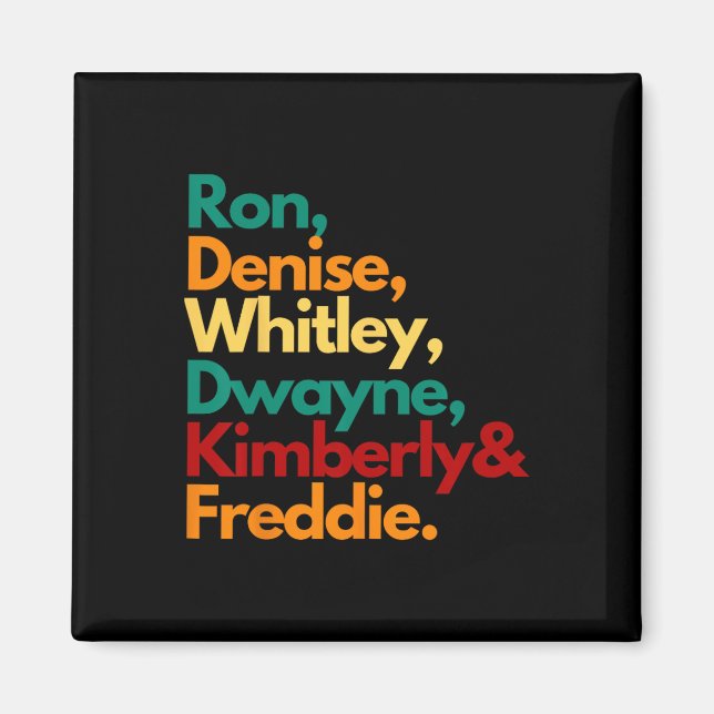 Imán Hbcu Black College Gradua Whitley Retro Para La Mu (Frente)