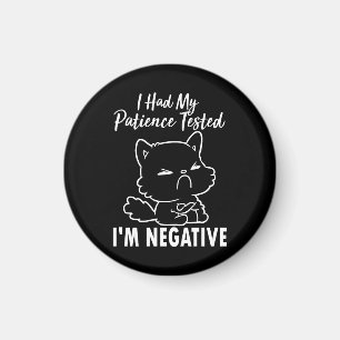 Imán He probado a mi paciente, soy un gato negativo y g