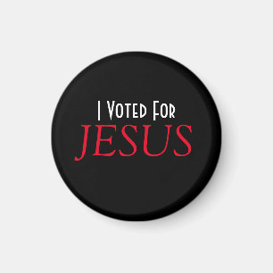 Imán He votado por JESUS Christian