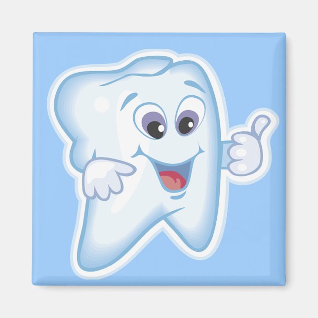 Imán Healthy Happy Tooth (Frente)
