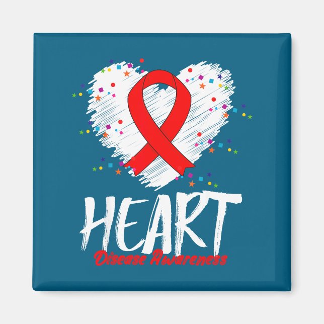Imán Heart Disease Awareness  (Frente)