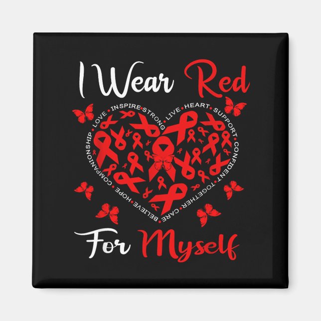 Imán Heart Disease Awareness Month Open Heart Diseases  (Frente)