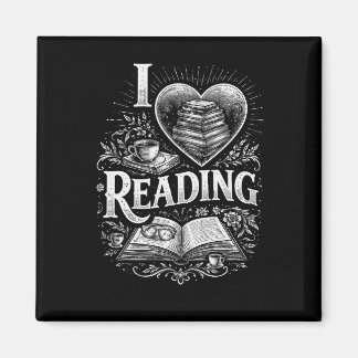 Imán Heart of a Book Lover