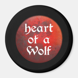 Imán Heart of a Wolf Magnet