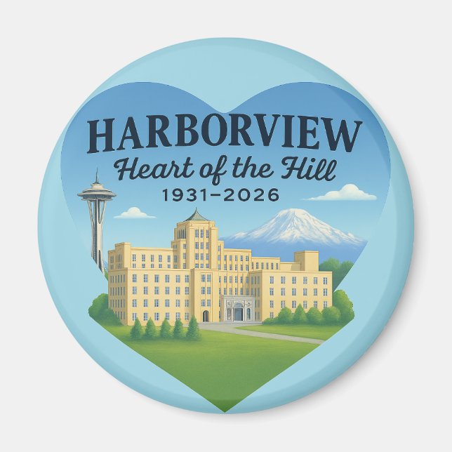 Imán Heart of the Hill Magnet (design B) (Frente)