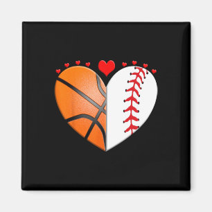 Imán Heart Sketll Vender Día de San Valentín Deportes L