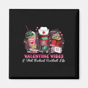 Imán Heart Valentine Vibes That Medical Istant Life