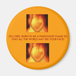 Imán heartonfire, heartonfire, SEÑOR del OH, QUEMADURA