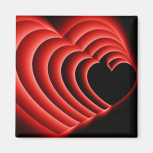 Imán HeartZoomRed