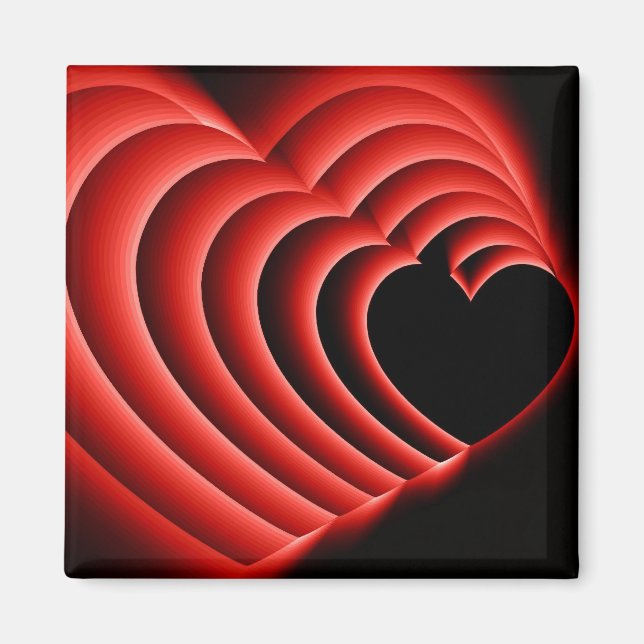 Imán HeartZoomRed (Frente)