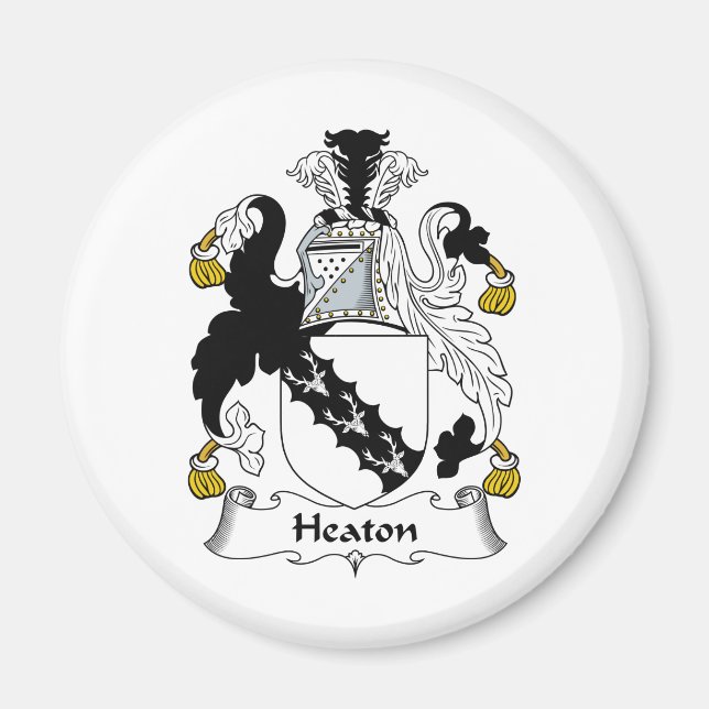 Imán Heaton Family Crest (Frente)