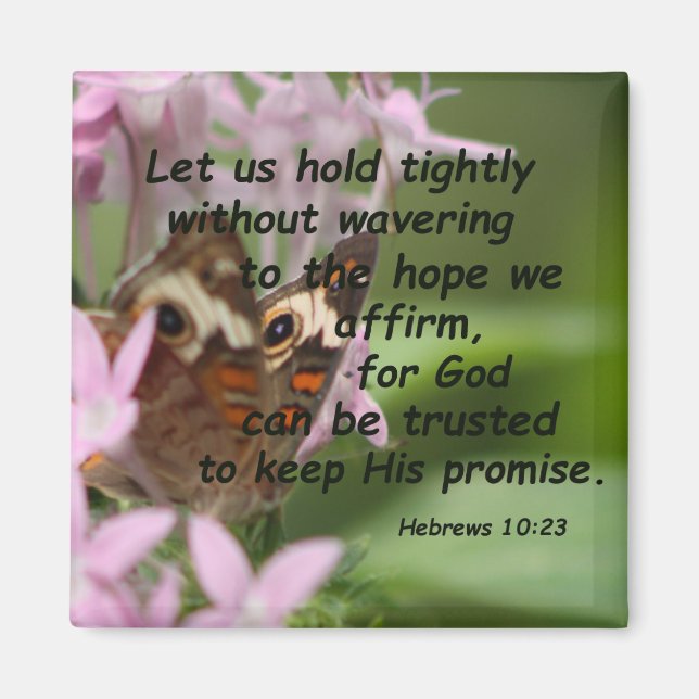 Imán Hebreos 10:23 (Frente)