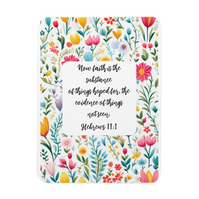 Imán Hebrews 11:1 Magnet (Vertical)