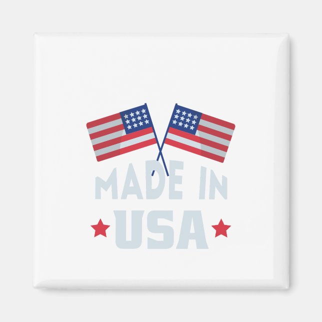 Imán Hecha en USA Magnet (Frente)