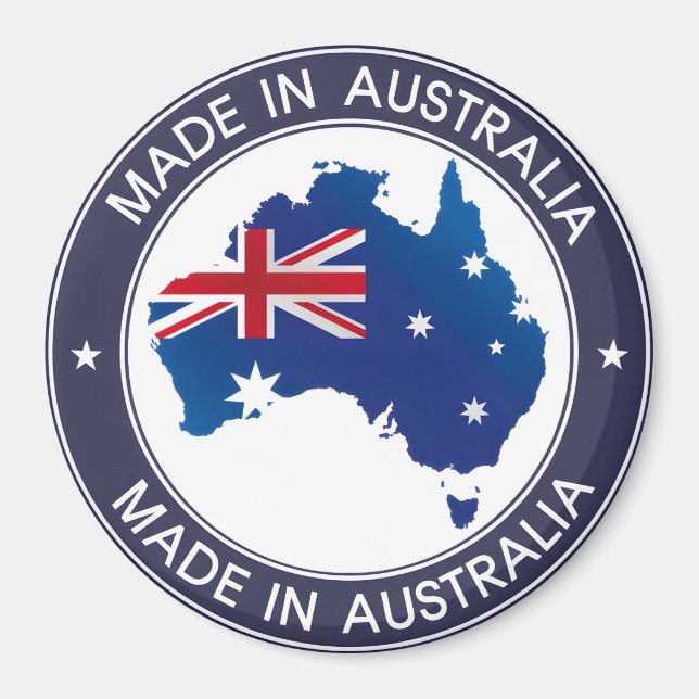 Imán Hecho en Australia (Frente)