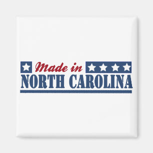 Imán "Hecho En Carolina Del Norte"	"Estado De Carolina 