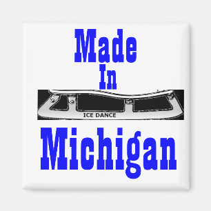 Imán Hecho en danza del hielo de Michigan