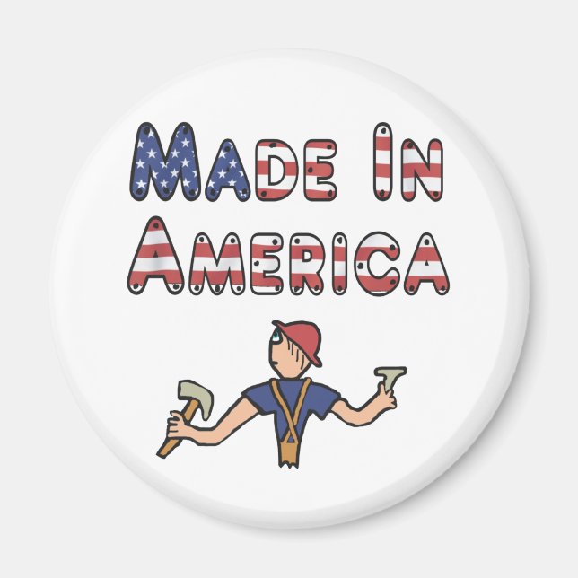 Imán Hecho en Estados Unidos (Frente)