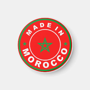 Imán hecho en etiqueta del producto de la bandera de