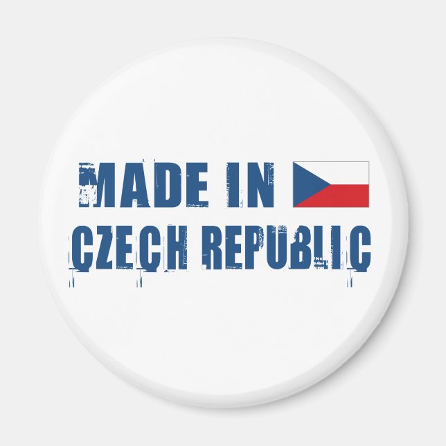 Imán Hecho en la República Checa (Frente)