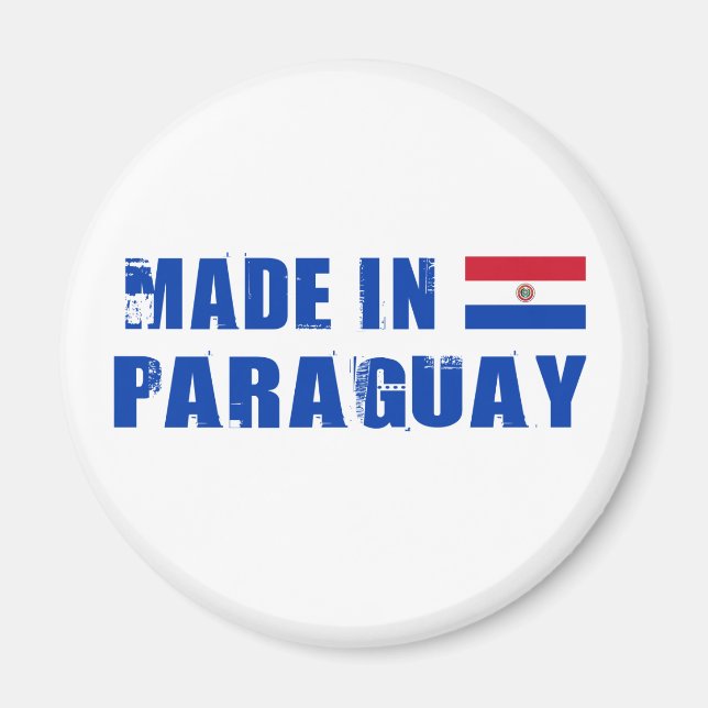 Imán Hecho en Paraguay (Frente)