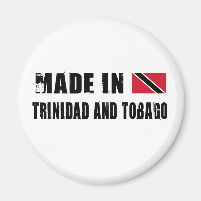Imán Hecho en Trinidad y Tobago (Frente)