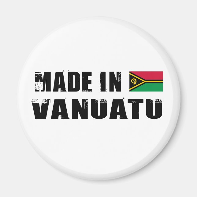 Imán Hecho en Vanuatu (Frente)