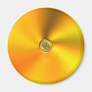 Imán hecho girar del oro