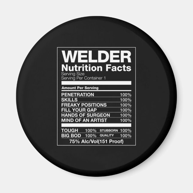 Imán Hechos de nutrición de soldadura (Frente)