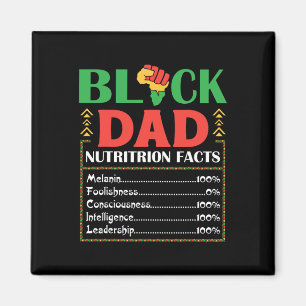 Imán Hechos Nutricionales del Padre Negro Africano Cons