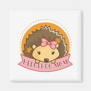 Imán Hedgehog Mom