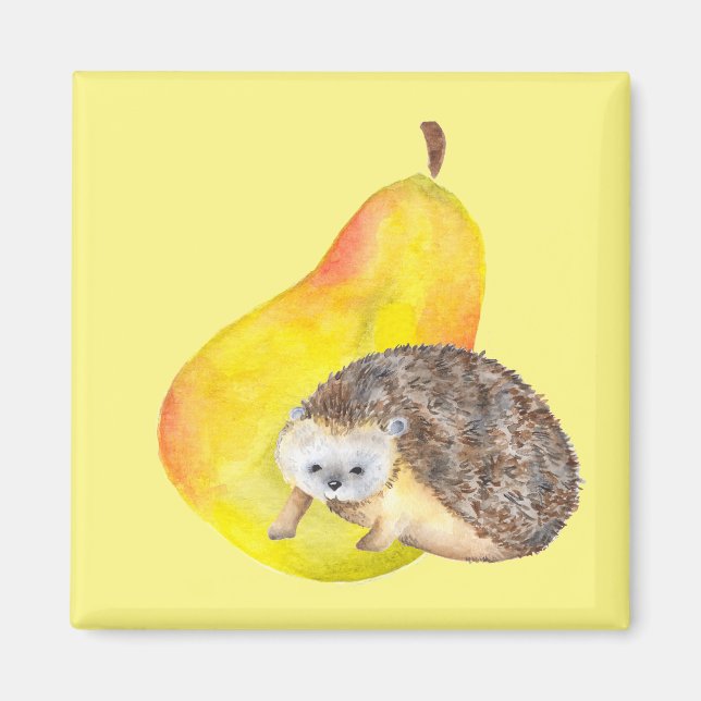 Imán Hedgehog y Pear (Frente)